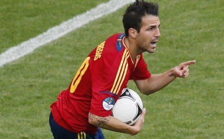 Cesc marca contra Italia