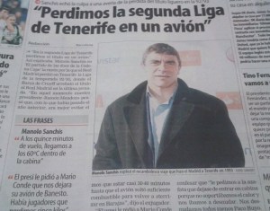 Manolo Sanchís en AS.